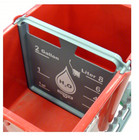 Unger Mop Bucket With Wringer  Side Press  4 Gal Capacity  Polypropylene  Red