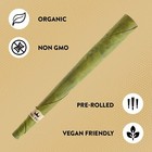 King Palm   Dogwalker Size   Red Apple   Organic Palm Leaf Preroll Cone   50 Ct