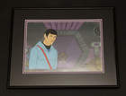 Star Trek Animated Series Spock Original Hp Production Art Cel W  Bg Framed 1973