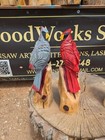 Chainsaw Carved Cardinal Bird Couple