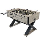 Delano 54 5 In Foosball Table With Distressed Wood Look By Sunnydaze