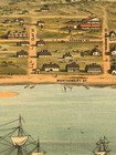 San Francisco California 1846 Historic Panoramic Town Map - 18x24