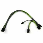 Supermicro Cbl-pwex-0582 8 Pci-e Pin To Two Pci-e 6 2 Pin 12v Gpu Power Cable