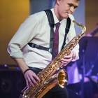  Adjustable Saxophone Harness Double Shoulder Sax Strap With Soft Leather Padded