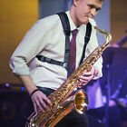 Saxophone Harness Double Shoulder Adjustable Sax Strap With Soft Leather Padded