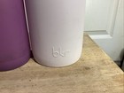 Lot Of 2 Bkr Glass Water Bottles Silicone Sleeves Lilac-purple 16oz   32oz