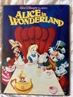 Walt Disney s Classic Alice In Wonderland Wooden Wall Hanging Sign 8    X 10    Vtg