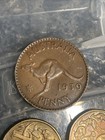 Australia          Mixed Lot Of Coins  Aud Lot With Kangaroo Penny Id2