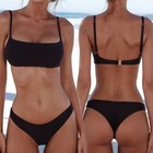 Women Sexy Bikini Set Bandage Push-up Padded Swimwear Bathing Beachwear
