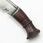 Original 19th Century Nepalese Gorkha Long Leaf Kukri Fighting Knife
