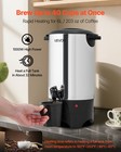 Vevor Commercial Coffee Urn 40 Cup Hot Dispenser 6 L With Stainless Steel Liner