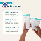 Proactiv 3 Step Advanced Acne Treatment Face Wash Pore Minimizing Moisturizer