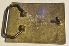 1983 Pierce Fire Engines Enameled Solid Brass Belt Buckle Nap Inc