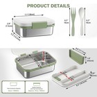 Stainless Steel Bento Box  34oz 2-layer Lunch Container