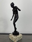 Elie Nadelman Bronze Sculpture   Nude Woman   Signed And Numbered