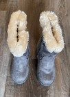 Cat   Jack new Toddler Karley Faux Fur Shearling Boots kid s Size 10 nwt gray 