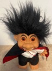 Vintage Troll Doll 8  Russ Large Halloween Count Dracula Vampire