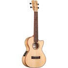 Cordoba 24t-ce Spruce Spalted Maple Cutaway Tenor Acoustic-electric Ukulele