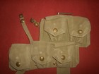 G britain  Army   1919 Wwi Equipment  Original Pouches 5 Package M e co  1919 i