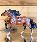 Custom Cm Breyer Stablemate Mirado With A Butterfly Design Ooak