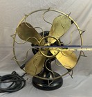 Antique 12  1910 Western Electric Victor Tank Motor Desk Fan 2 Speed Working