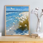 Mosaflare Paint By Numbers For Adults Beginner  Beach 16x20 Inches  Pb271-1 