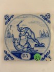 18th C Dutch Delft Tiles--various Themes  Scenes  And Subjects--blue And White