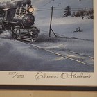 Ltd Edition Edward O Paulson 1979  night Train - Gtw  Railroad Art Signed Framed