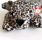 Vintage 90s Ty Beanie Baby Pillow Pal Speckles Cat Leopard Jaguar