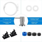 360   Sink Soap Dispenser  Stainless Steel  Kitchen Hands Liquid Pump Bottle Tube