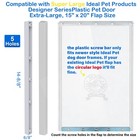 2pcs Plastic Bracket With Super Large Ideal Pet Products Designer Series Plas   