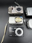 Olympus Digital Camera Lot Of 5 Untested   For Parts D-460 Zoom D-390 Stylus 400