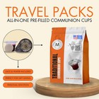  Travel Size Pre Filled Communion Cups 25 Pack Concord Grape Juice And Wafer