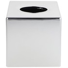 Abs Plastic Square Tissue Box Cover Facial Tissue Holder Silver Square Holder 