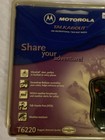 Motorola Talkabout T6220 Black Portable 14-channel Frs 2-way Radio Walkie Talkie
