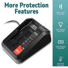 Quick Charger For Porter Cable 20v Max Lithium Battery Charger Pcc691l Pcc692l
