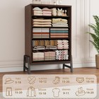 5 Drawer Dresser Wood Chest Of Drawers Storage Cabinet For Living Room  Hallway