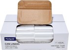 7-10 Gallon Clear Trash Can Liners  24   X 24    Wholesale 1000 Count  High D   
