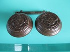 Vintage Antique Victorian Eastlake Art Nouveau Metal Door Knob Set