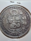 1870 Yj Peru 1 Sol    90  Silver   km 196 3