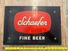 1955 Schaefer Fine Beer  large  Plastic Easelback Sign Brooklyn New York