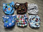 Qtpie Reusable Cloth Diapers One Size Adjustable Snaps Baby Toddler Boy Girl