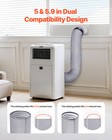 Uimoso Air Conditioner Hose Cover Wrap Universal Portable Ac Insulation Sleeve