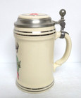 1991 Wisconsin Wildlife Best Beer Best Deer Lidded Stein