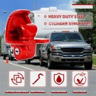 Universal Trailer Tongue Lock Hitch Coupler 2-5 16  1-7 8  2  Anti Theft Set Tow