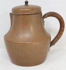 Antique 1800s  Unis Meret French Copper  6 Pitcher Jug For Wine Or Beer Coquemar