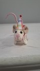 Little Felted Mouse Mice Needle Felt And Birthday Cakehandmade Ooak Collectible