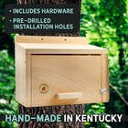 Squirrel Nesting Box  Handcrafted Wood Winter Outdoor Shelter