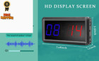 Ledbrigym Electronic Score Keeper Scoreboard With 7 2x3 7x1 4 Inch  Blue red 