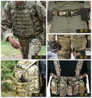 Camouflage Woven Tape Webbing Vest Waistband Shoulder Strap Molle Accessory